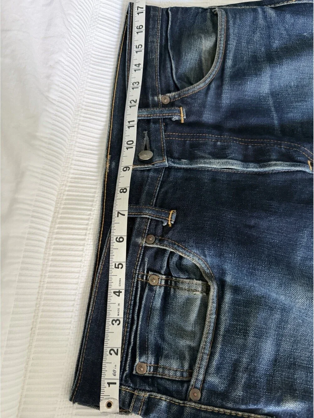 RRL Selvedge Denim Jeans 32x34 Straight Leg Men's Japan Selvedge Made in USA